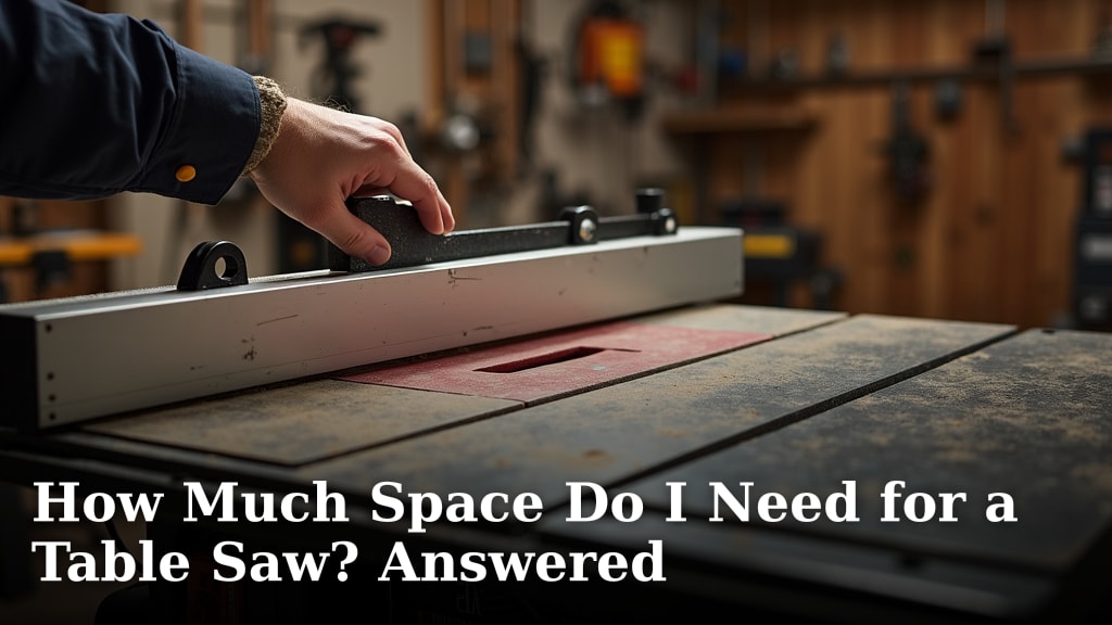 How Much Space Do I Need for a Table Saw? Answered