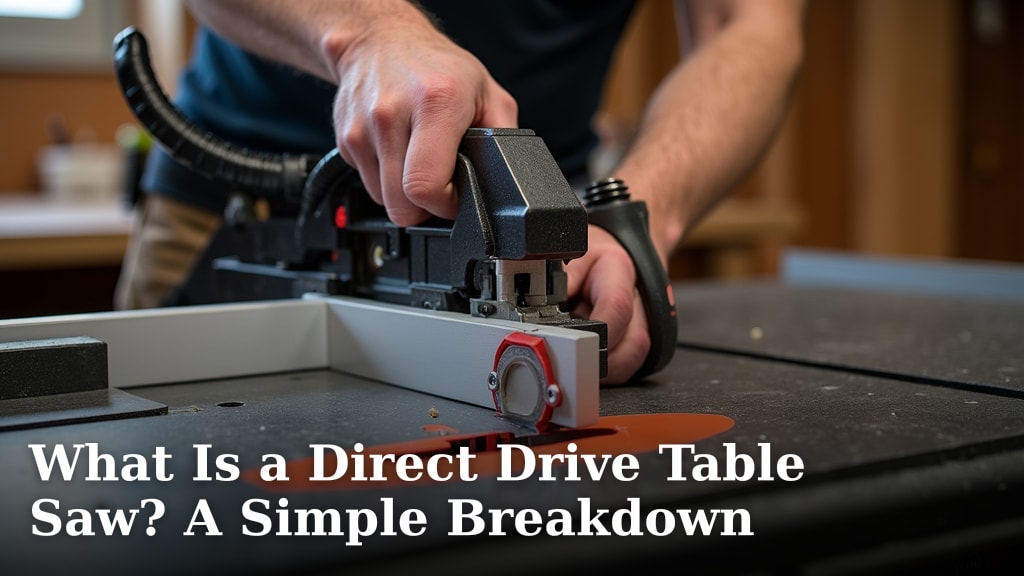 What Is a Direct Drive Table Saw? A Simple Breakdown