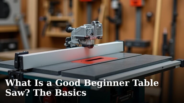 What Is a Good Beginner Table Saw? The Basics