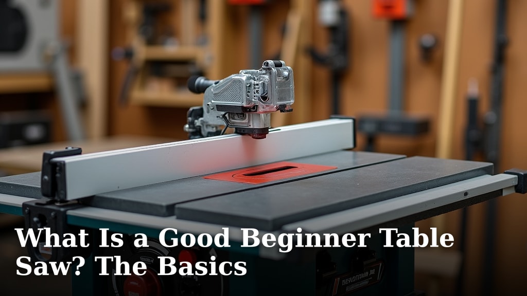What Is a Good Beginner Table Saw? The Basics