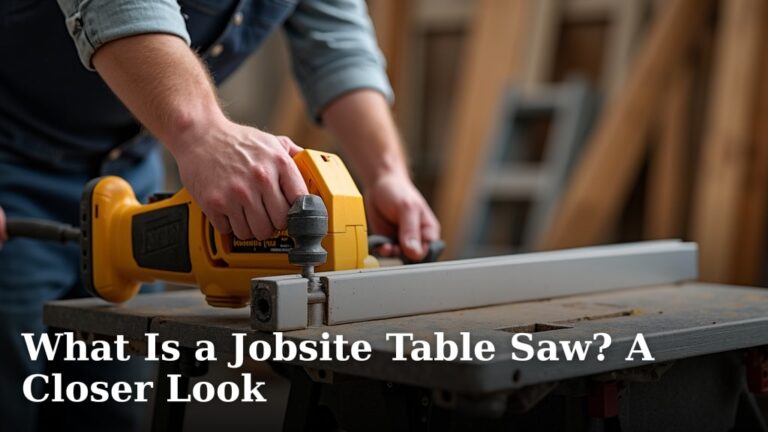 What Is a Jobsite Table Saw? A Closer Look