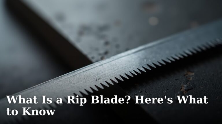 What Is a Rip Blade? Here's What to Know
