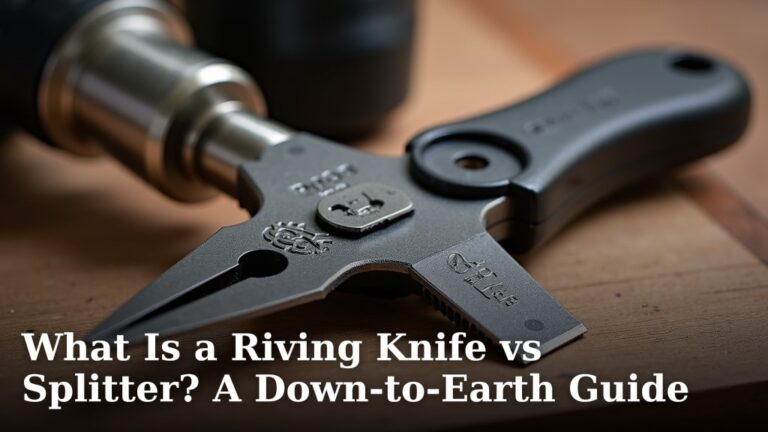 What Is a Riving Knife vs Splitter? A Down-to-Earth Guide