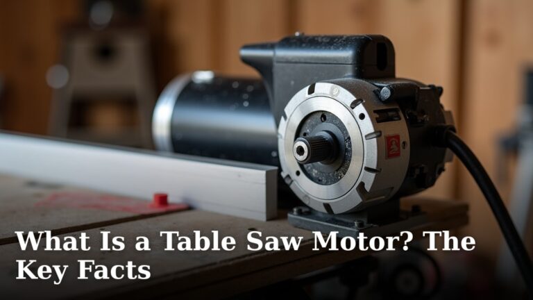 What Is a Table Saw Motor? The Key Facts