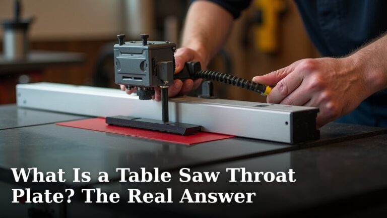 What Is a Table Saw Throat Plate? The Real Answer